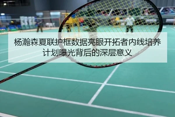 杨瀚森夏联护框数据亮眼开拓者内线培养计划曝光背后的深层意义